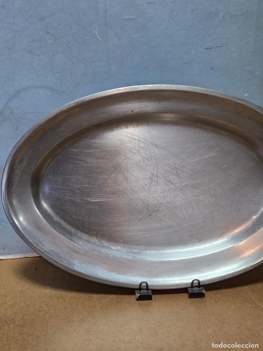 Antig&uuml;edades: bandeja de acero vintage - Foto 2