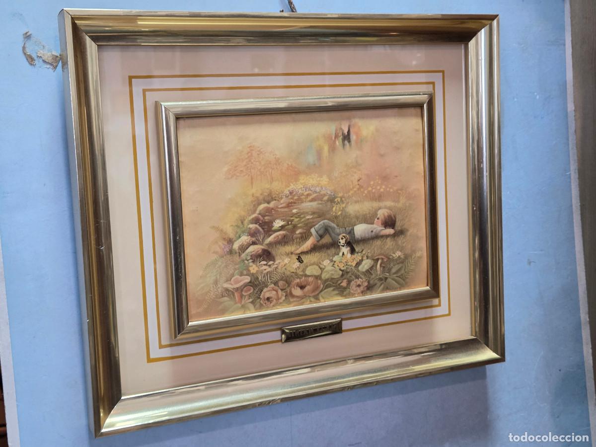 Antig&uuml;edades: cuadro vintage lamina - Foto 1