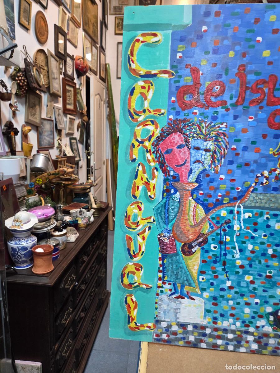 Antig&uuml;edades: pintura del carnaval vintage - Foto 1