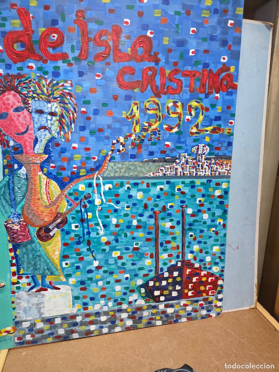 Antig&uuml;edades: pintura del carnaval vintage - Foto 5