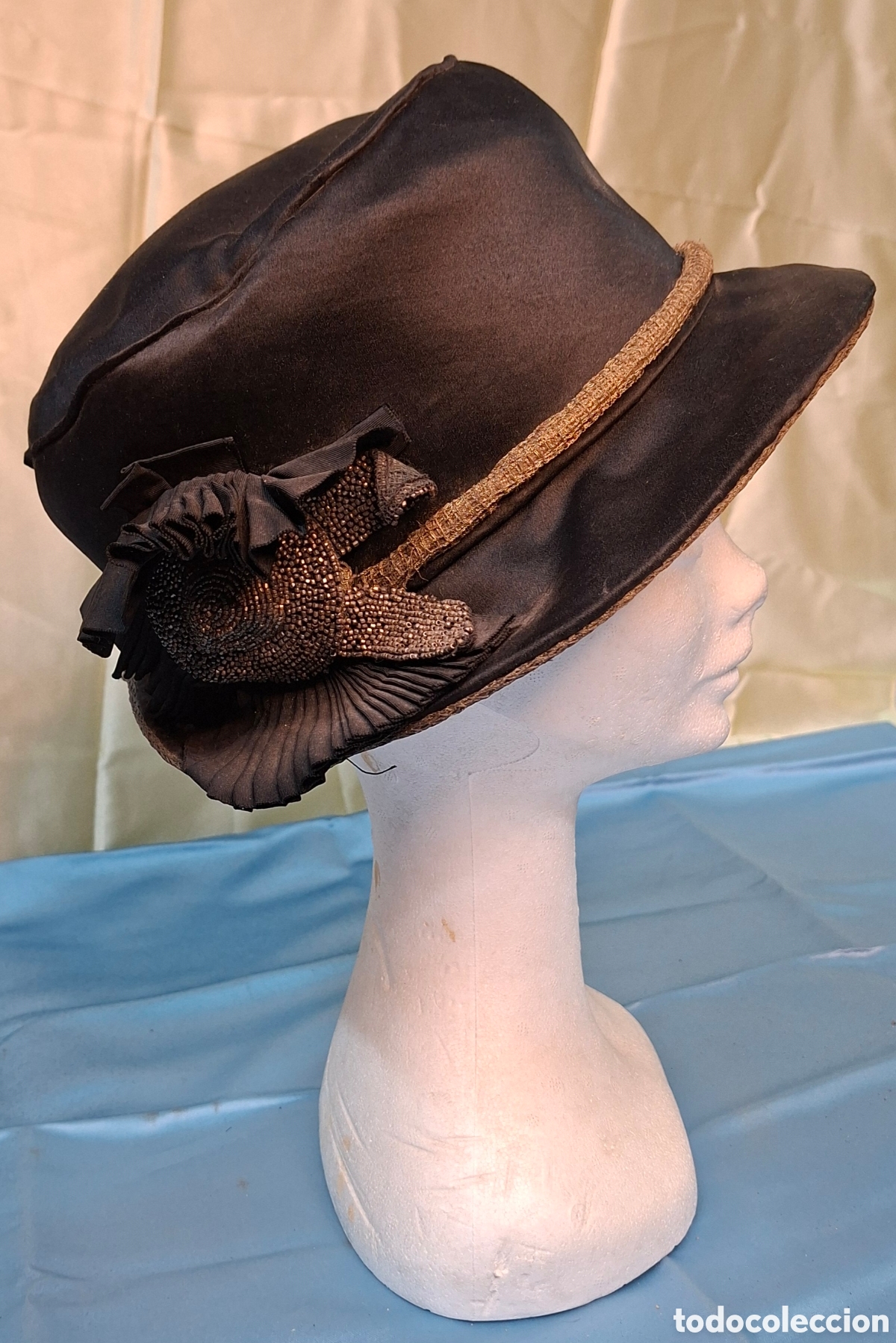 Antig&uuml;edades: Sombrero de finales del Siglo XIX - Foto 1