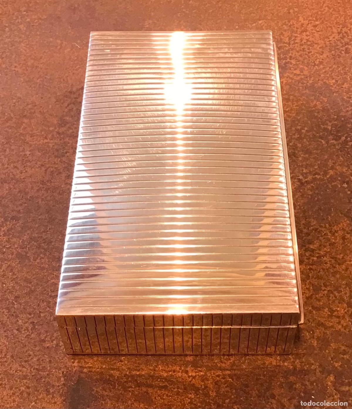 Antig&uuml;edades: CAJA DE PLATA PARA TABACO - Foto 3
