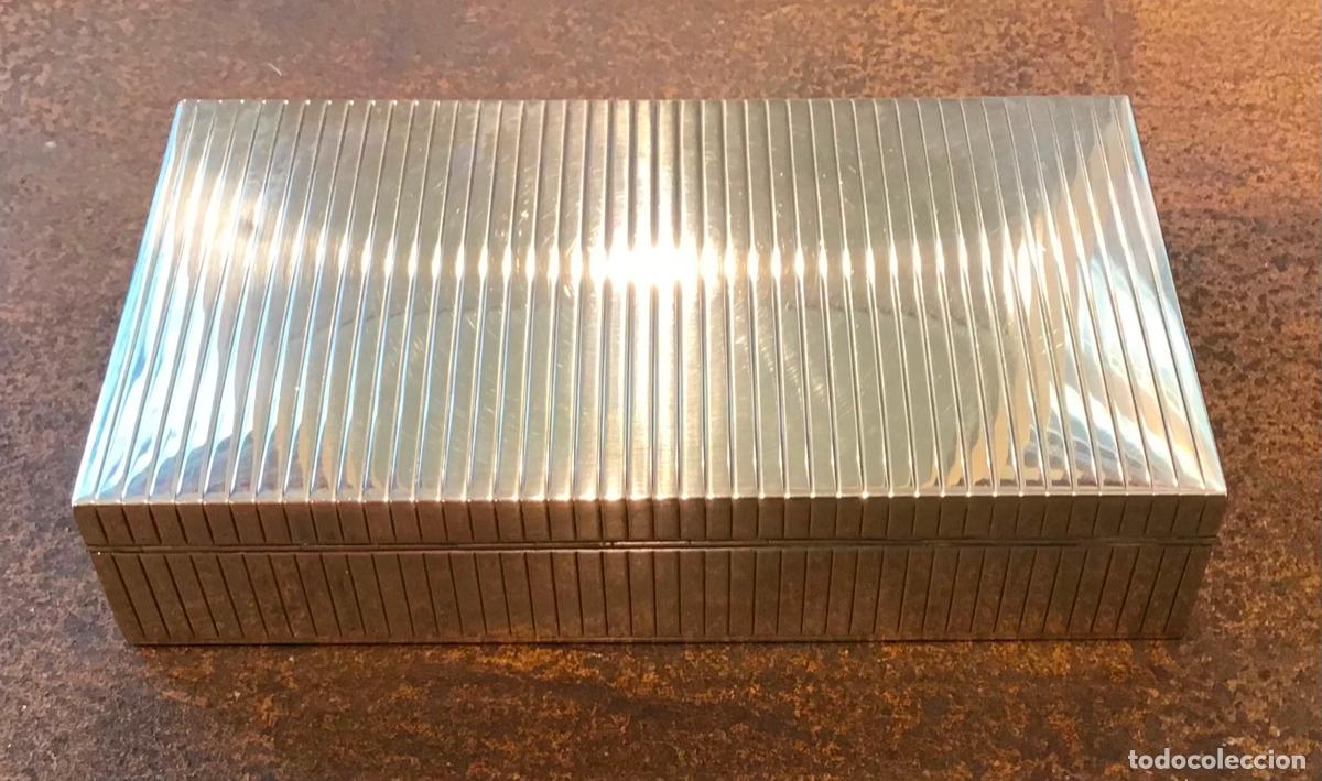 Antig&uuml;edades: CAJA DE PLATA PARA TABACO - Foto 4