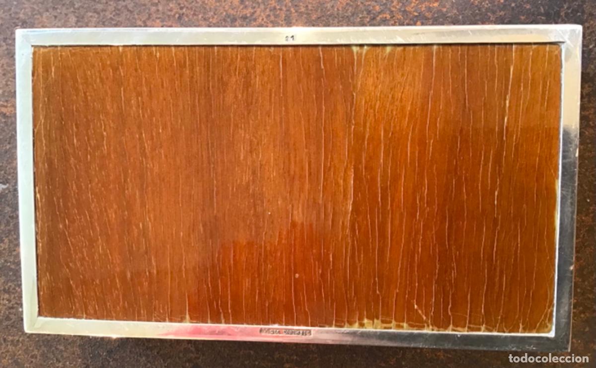 Antig&uuml;edades: CAJA DE PLATA PARA TABACO - Foto 7