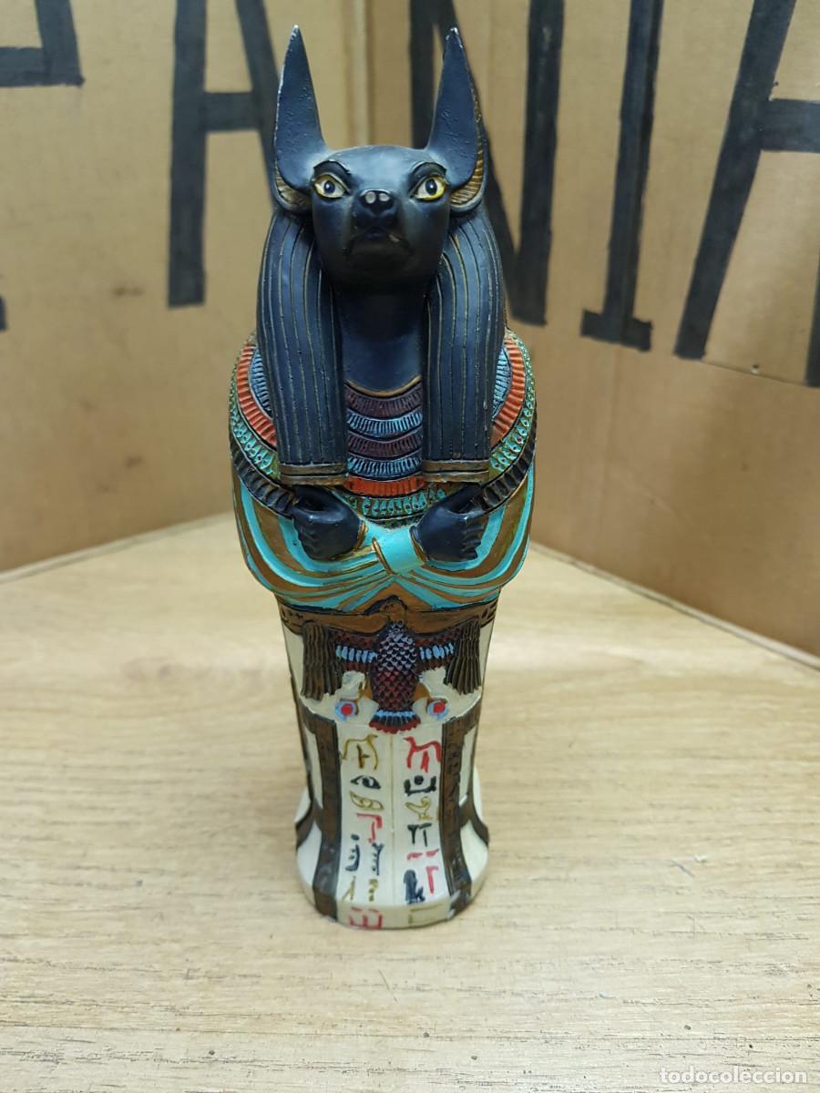 Antig&uuml;edades: ESTATUA EGIPCIA-ANUBIS - Foto 1