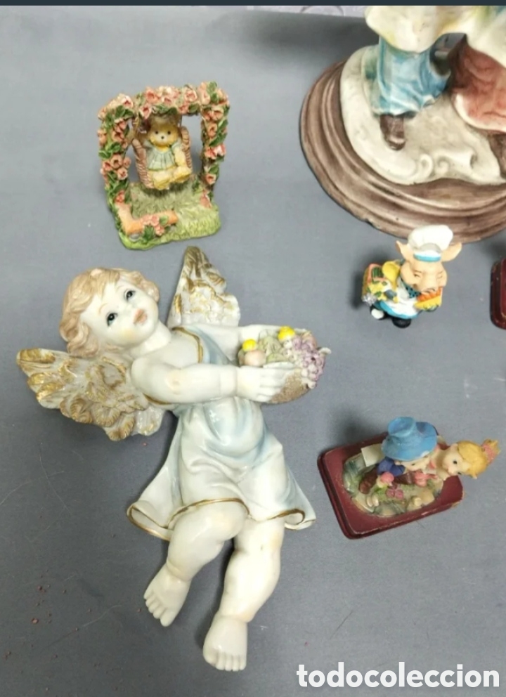 Antig&uuml;edades: Conjunto de figuras decorativas variadas. - Foto 3