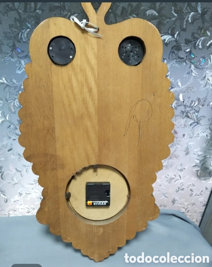 Antig&uuml;edades: Reloj Bar&oacute;metro Term&oacute;metro Madera Antiguo - Foto 2