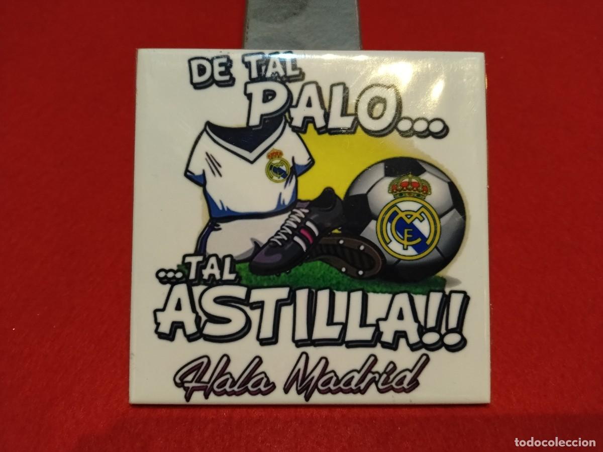Oggetti Antichi: 1 BALDOSAS EN CERAMICA 10 x 10 cm (DE TAL PALO...TAL ASTILLA!! HALA MADRID)