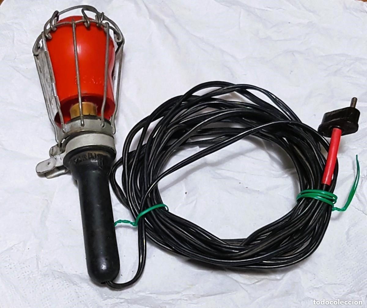 Antig&uuml;edades: ANTIGUA L&Aacute;MPARA PORT&Aacute;TIL DE GARAJE MEC&Aacute;NICO. FORBI