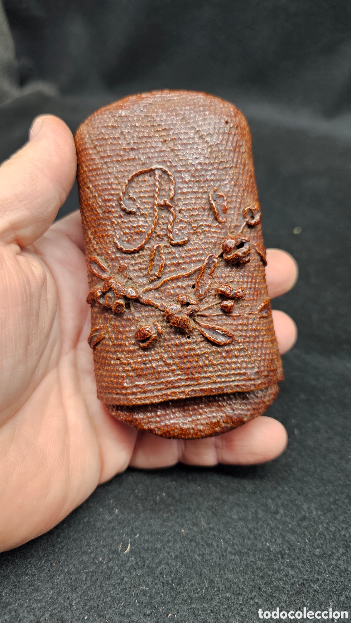 Oggetti Antichi: Antiguo estuche / funda [ gafas , puro ?? ]