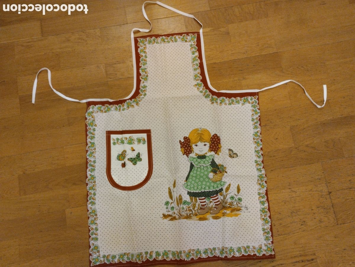 Antig&uuml;edades: Mandil antiguo de tela