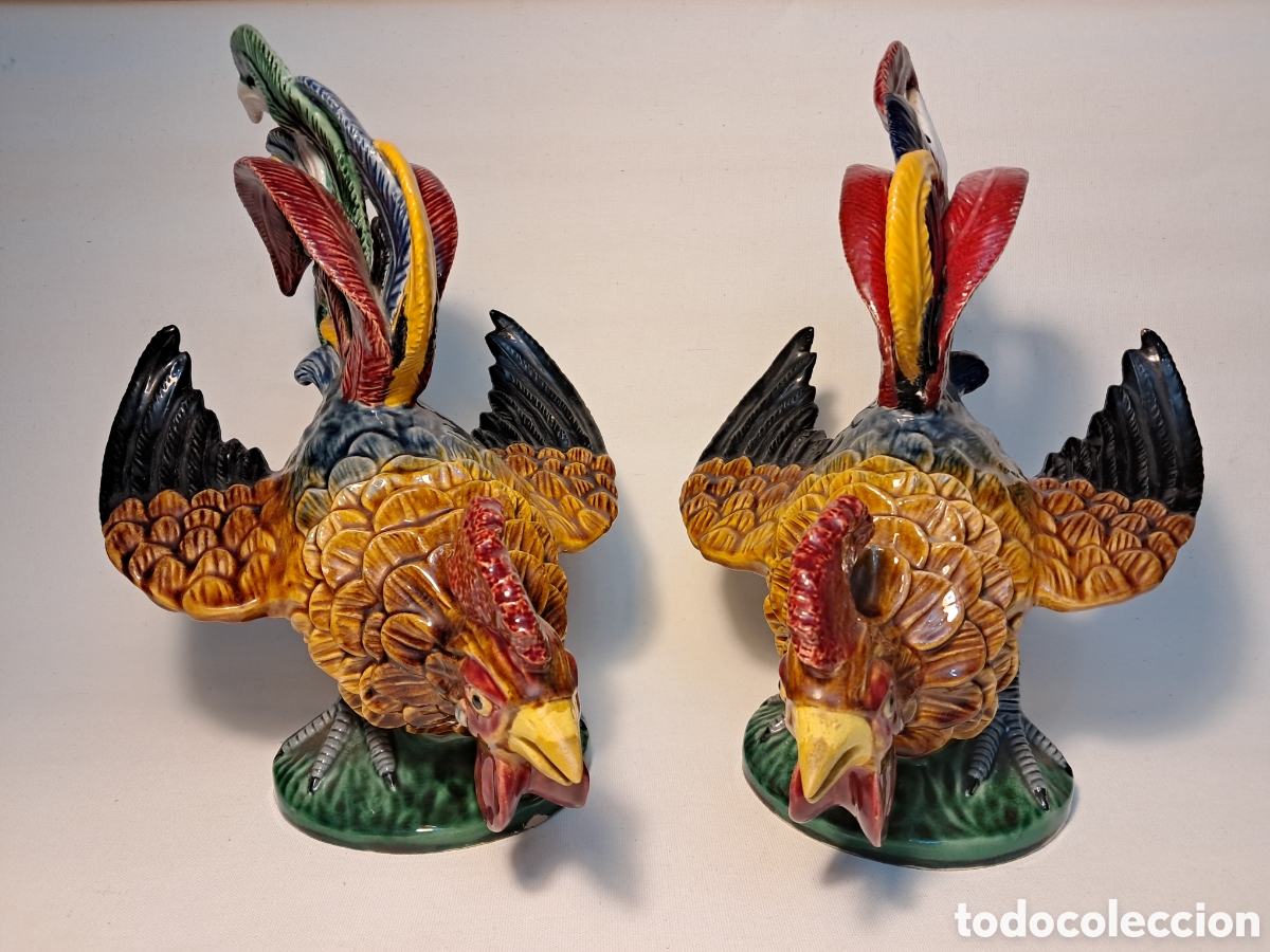 Antig&uuml;edades: Gallos cer&aacute;mica portuguesa