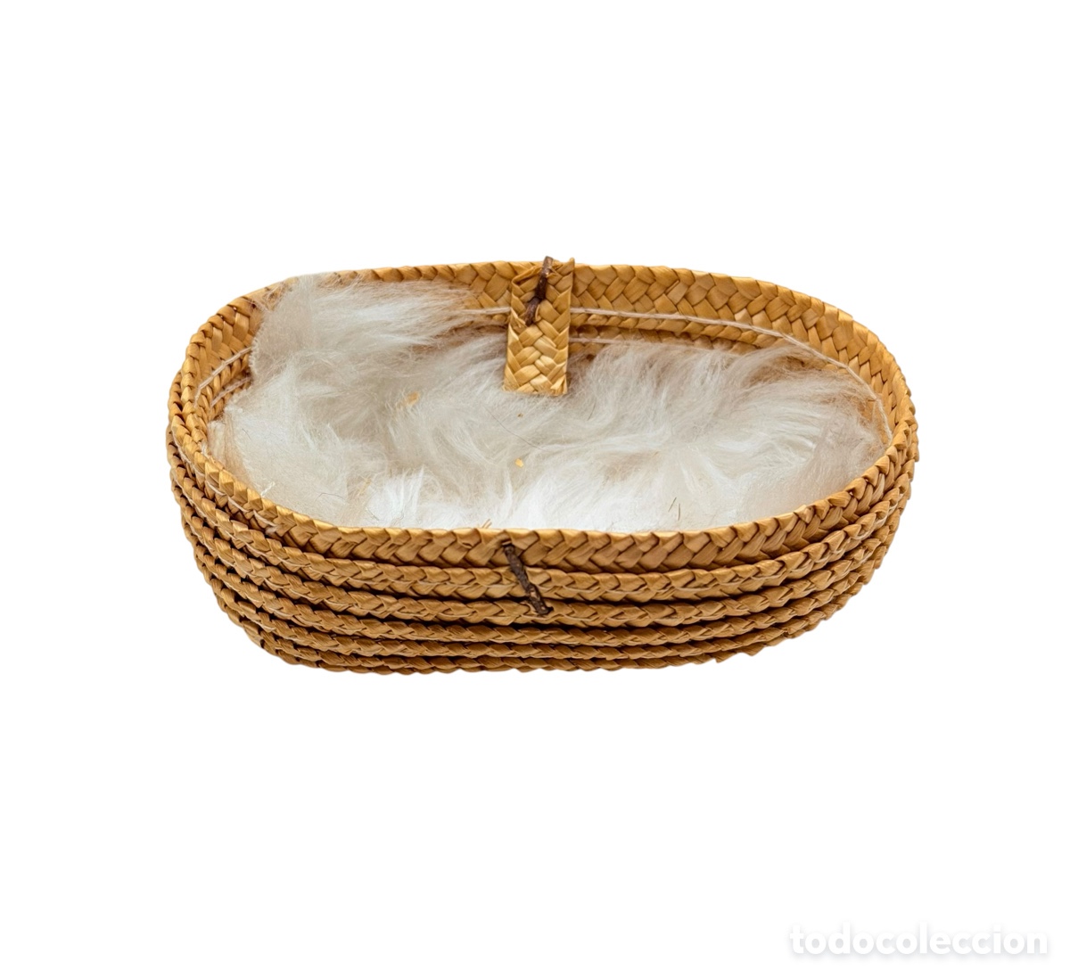 Antig&uuml;edades: Antigua Cesta de Ni&ntilde;o Jes&uacute;s