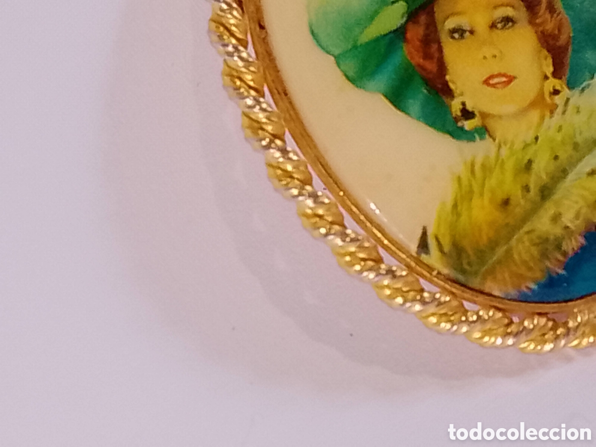 Antig&uuml;edades: CAMAFEO BROCHE - VINTAGE - Foto 6
