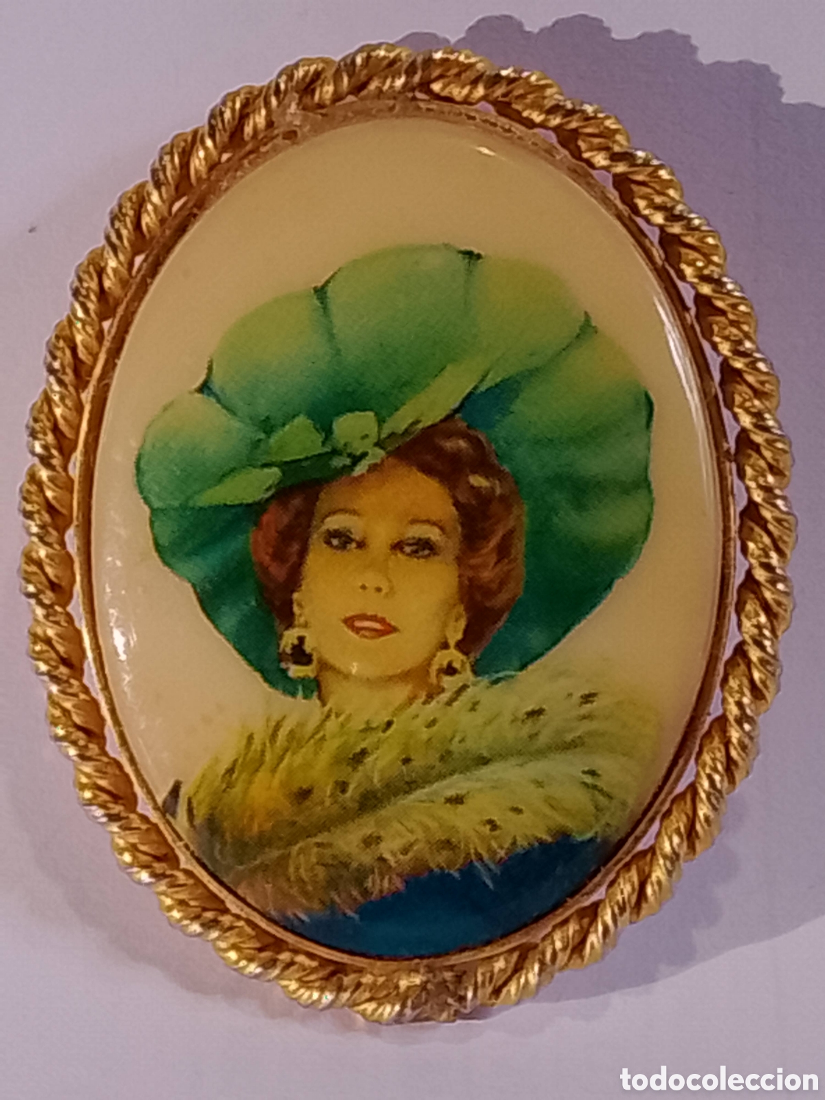 Antig&uuml;edades: CAMAFEO BROCHE - VINTAGE - Foto 1