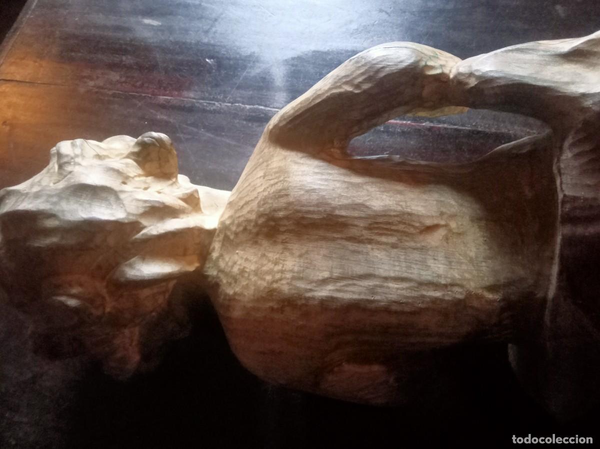 Antig&uuml;edades: Talla querub&iacute;n en madera boj - Foto 5