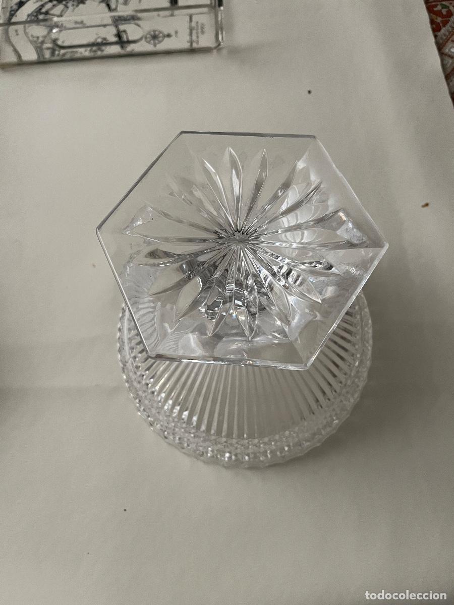 Antig&uuml;edades: Copa centro de mesa cristal tallado - Foto 3