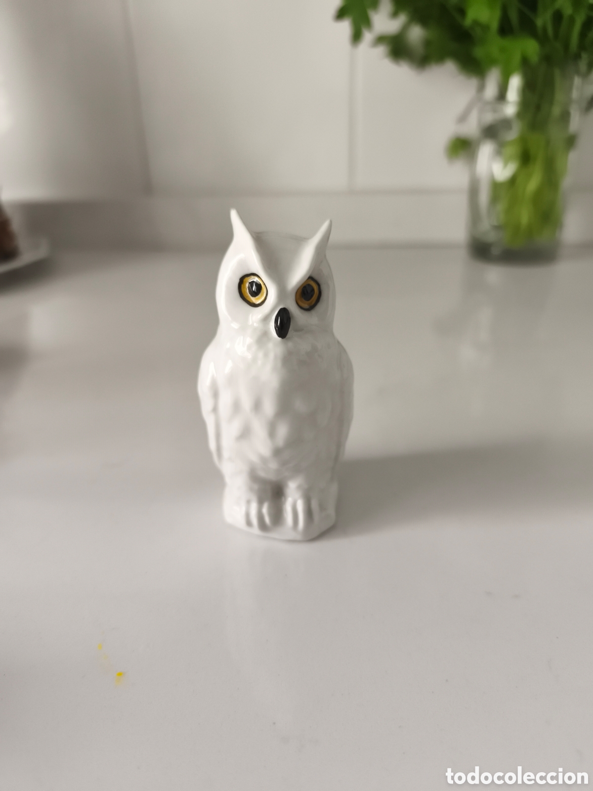 Antiques: Bidasoa antiguo b&uacute;ho de porcelana sellado en perfecto estado