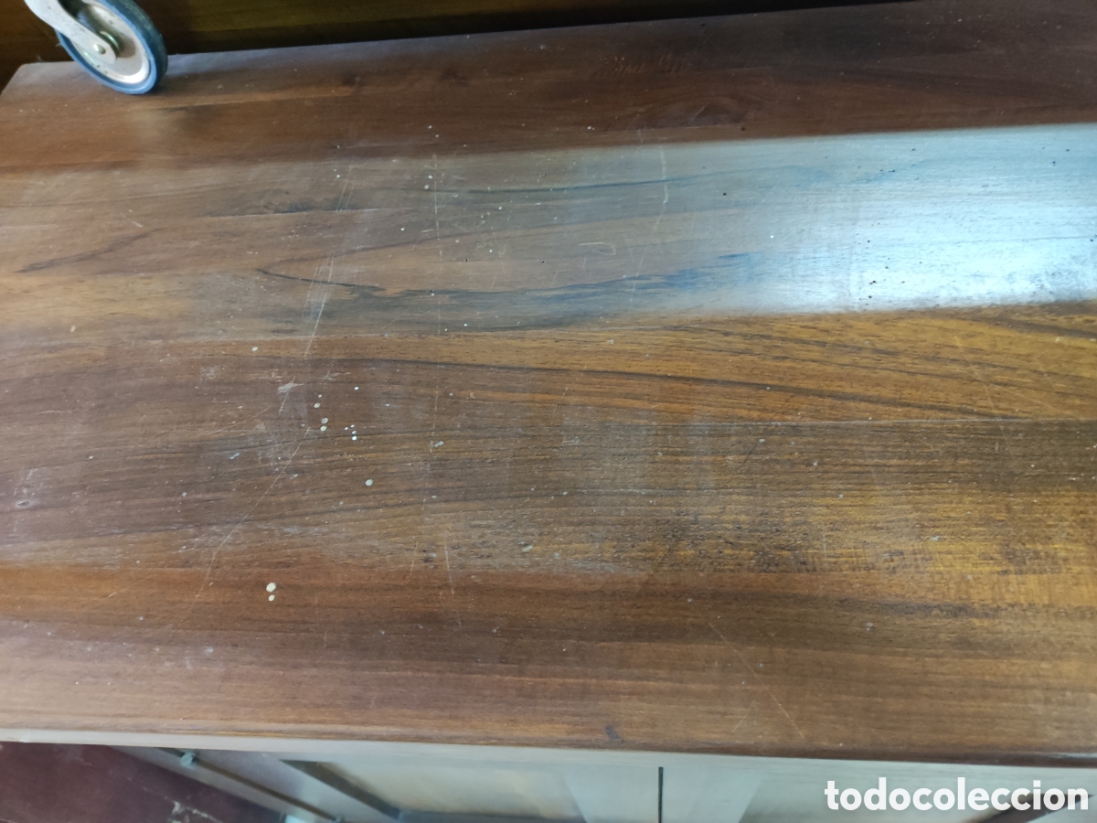 Antig&uuml;edades: Taquill&oacute;n de nogal dos puertas - Foto 3