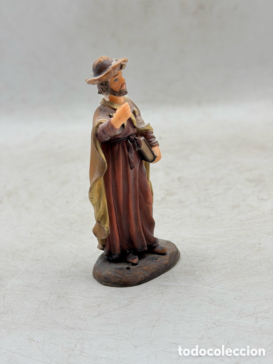 Antig&uuml;edades: Figura de Santo Policromada - Foto 4