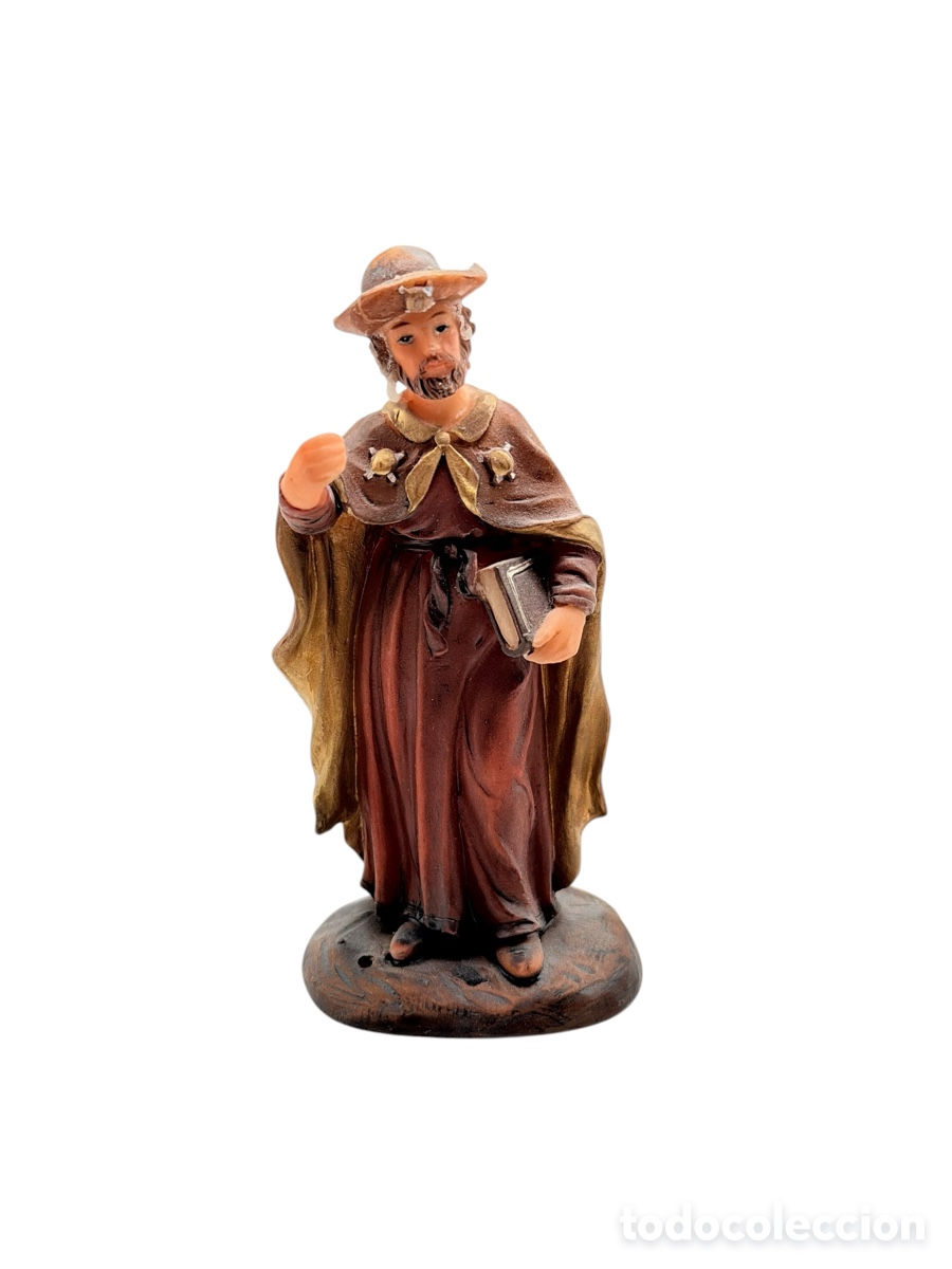 Antig&uuml;edades: Figura de Santo Policromada - Foto 1