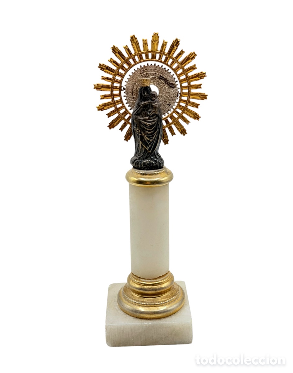 Antiquit&eacute;s: Antigua Virgen del Pilar de Plata