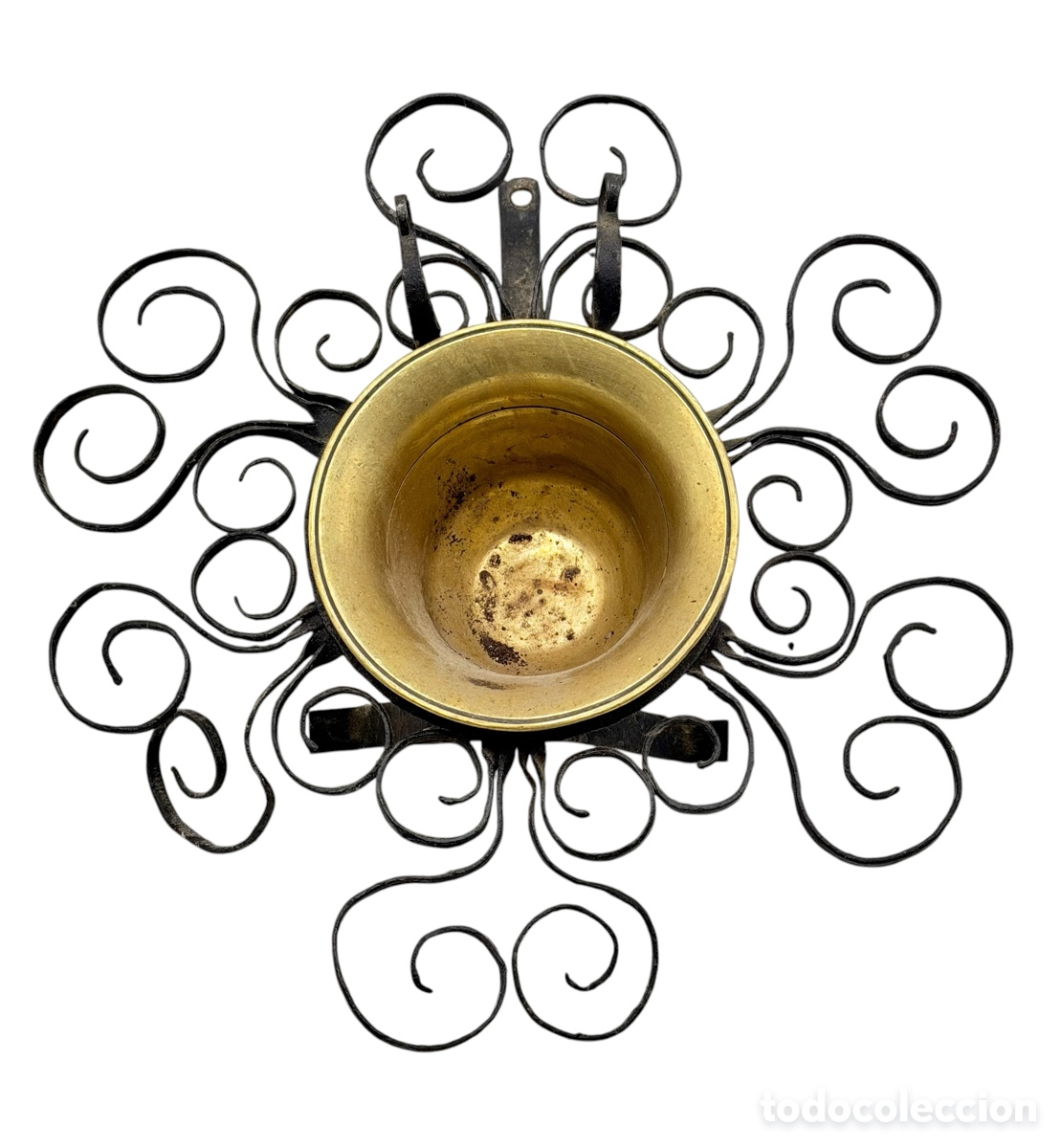 Antiquit&auml;ten: Antiguo Almirez con Marco de Hierro