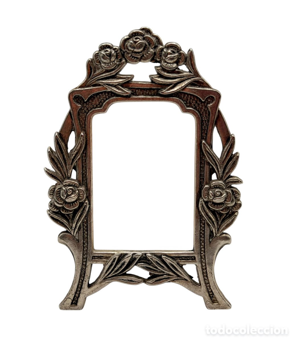 Antiques: Antiguo Marco Plateado