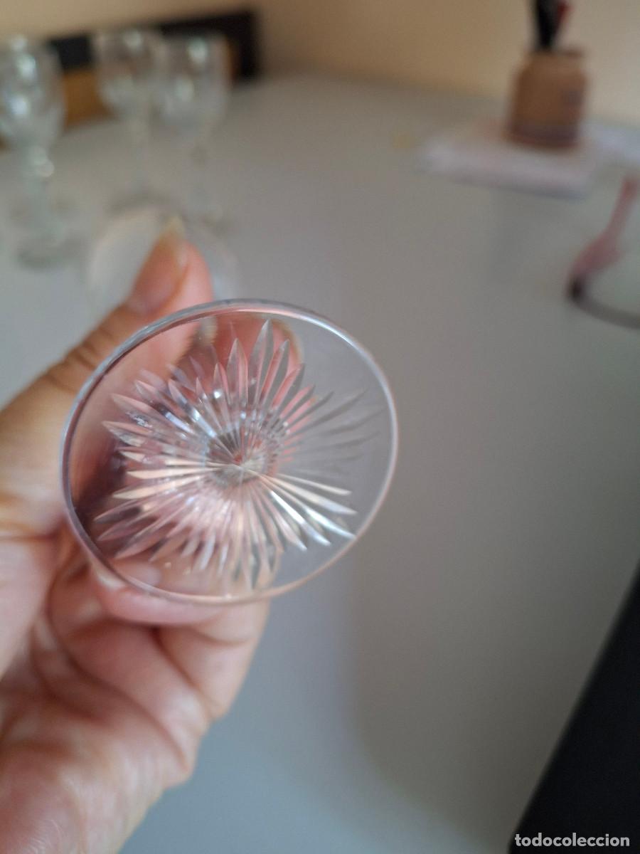 Antig&uuml;edades: Copas cristal talladas - Foto 3