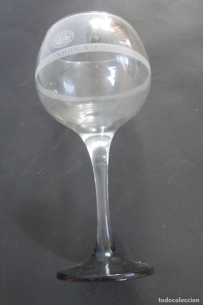 Antig&uuml;edades: Copa The London N&ordm;1 cristal grabado copa gin tonic vintage cocteler&iacute;a colecci&oacute;n bar