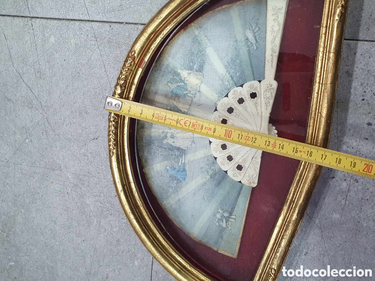 Antig&uuml;edades: Abaniquera con abanico. (L98) - Foto 3