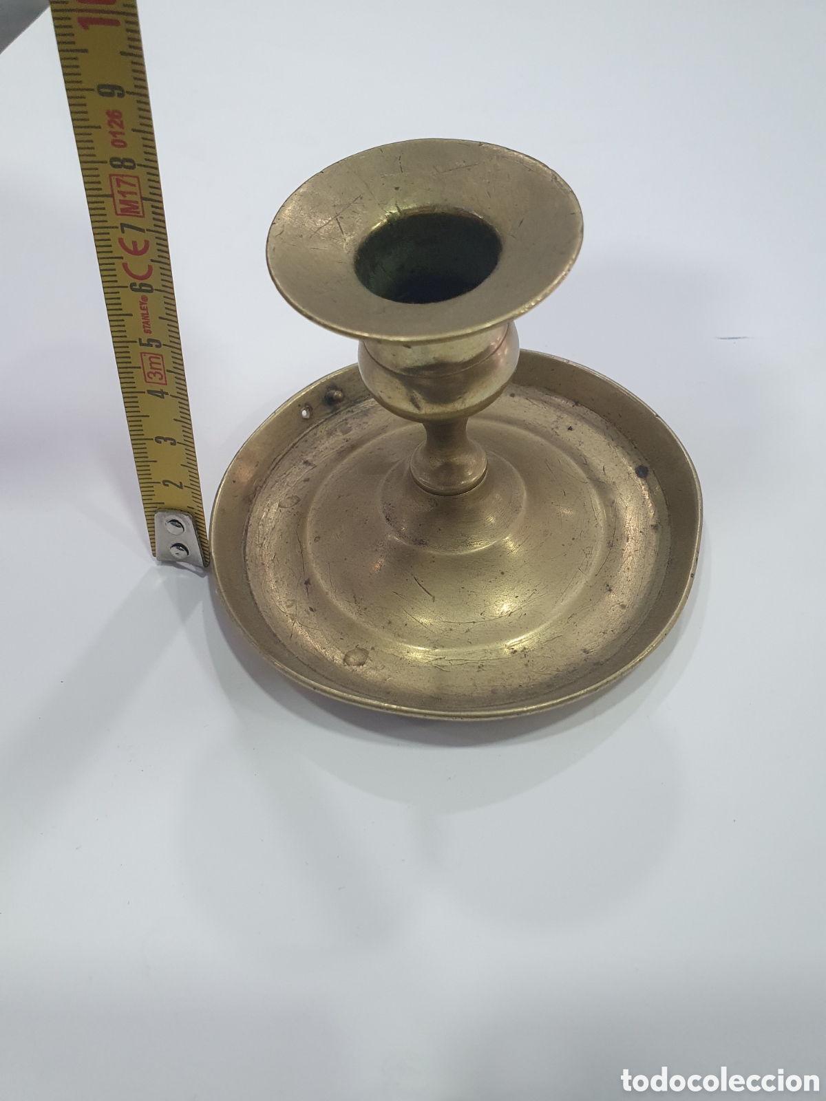 Antig&uuml;edades: Palmatoria en bronce. (L98) - Foto 2