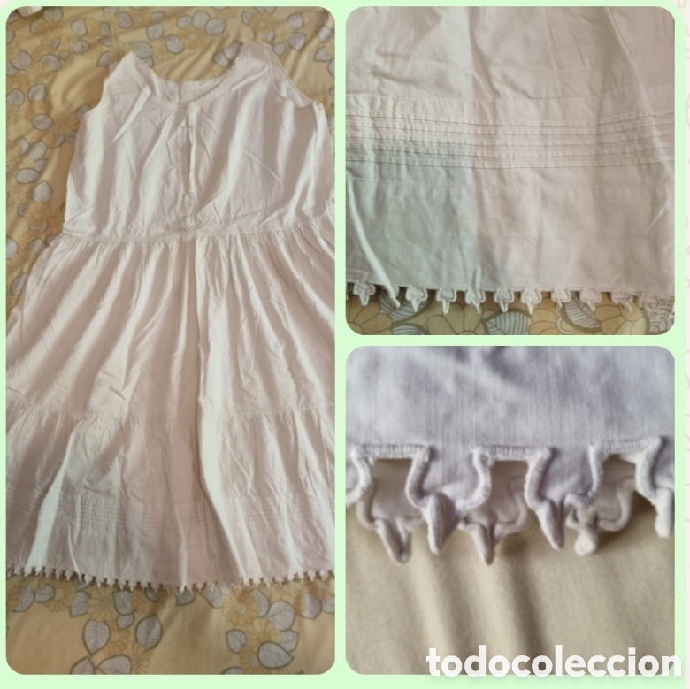 Oggetti Antichi: Antiguas enaguas S. XIX. Precioso final.