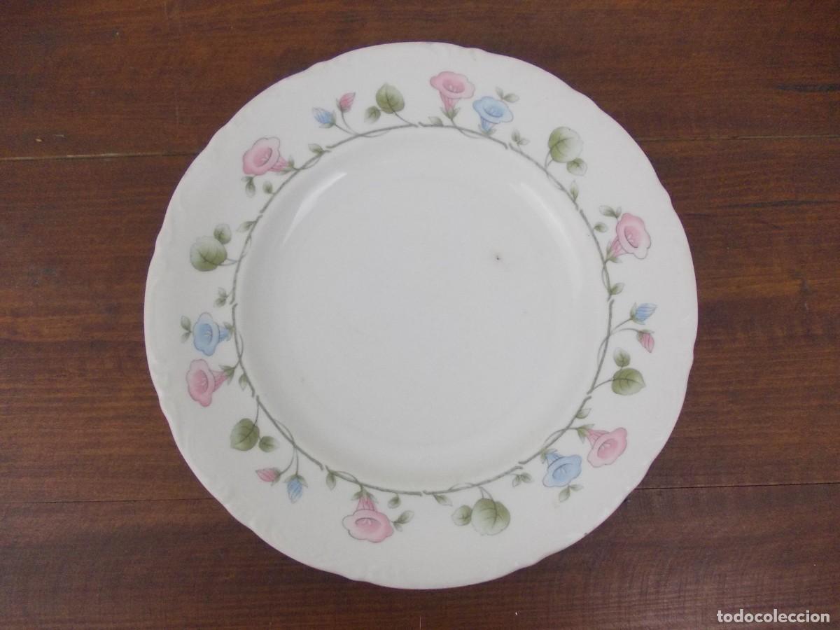 Oggetti Antichi: Plato Pontesa Spain flores vintage cer&aacute;mica decorativa a&ntilde;os 70-80 vajilla cl&aacute;sica colecci&oacute;n