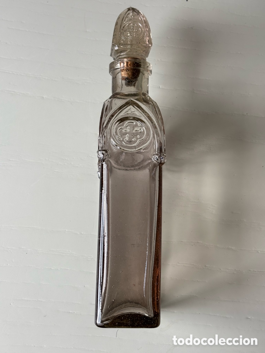 Antig&uuml;edades: Botella licorera cristal - Foto 2