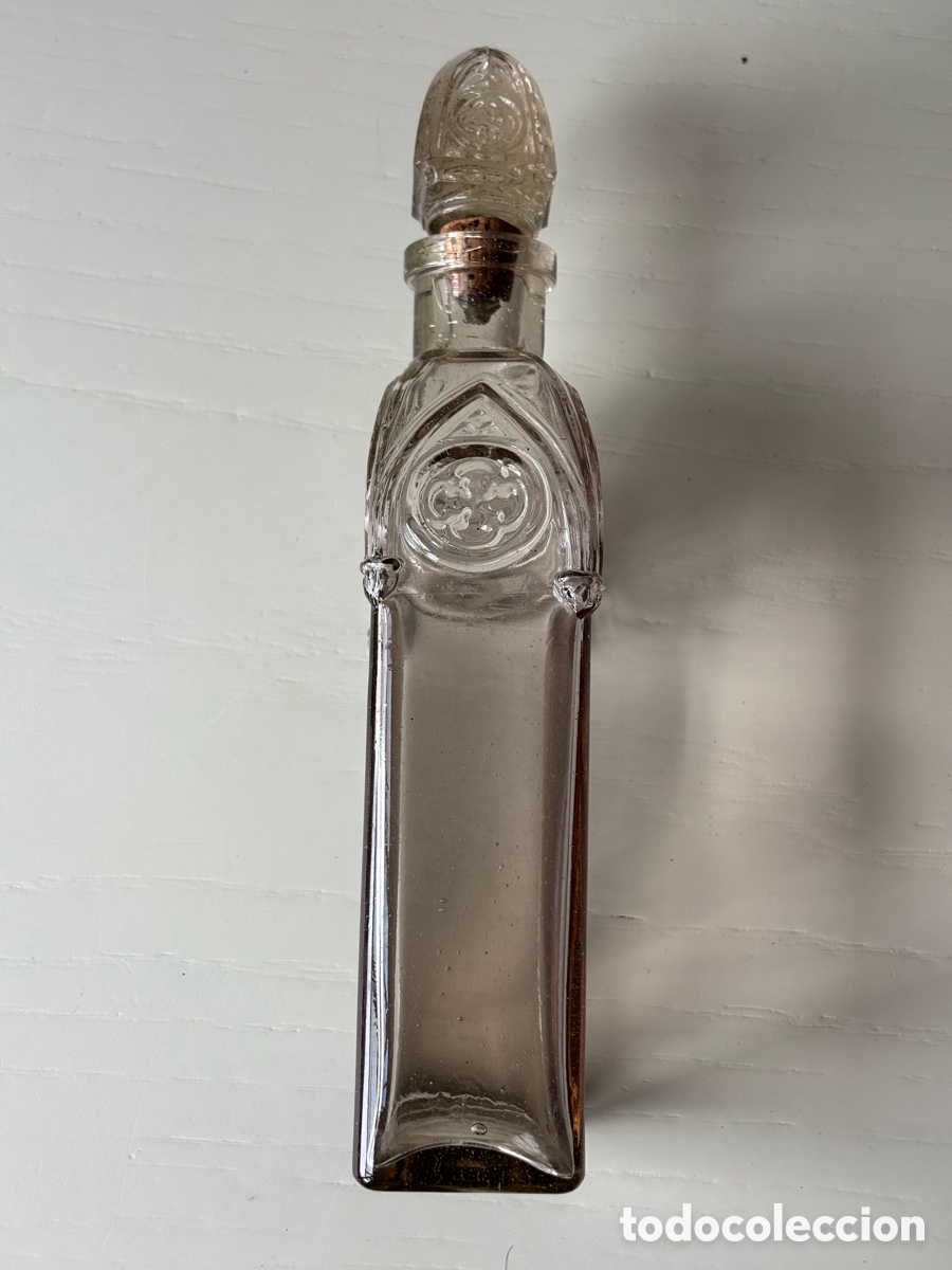 Antig&uuml;edades: Botella licorera cristal - Foto 4
