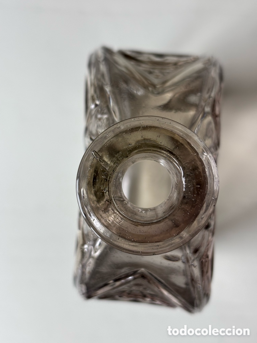 Antig&uuml;edades: Botella licorera cristal - Foto 5