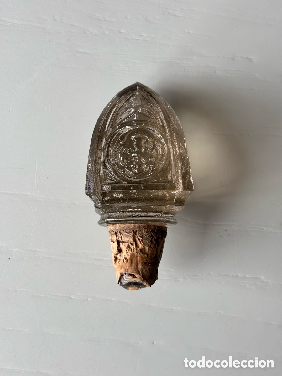 Antig&uuml;edades: Botella licorera cristal - Foto 8
