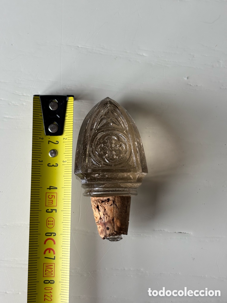 Antig&uuml;edades: Botella licorera cristal - Foto 10
