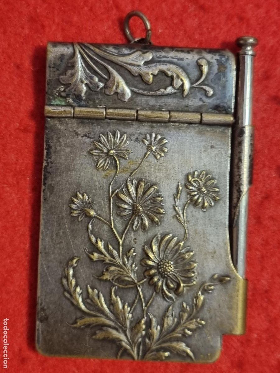 Antiguidades: LIBRETA MODERNISTA ART NOVEAU PARA BAILE ANTIGUA SOLO LAS CUBIERTAS Y LAPIZ ORIGINAL C1 2&ordm;