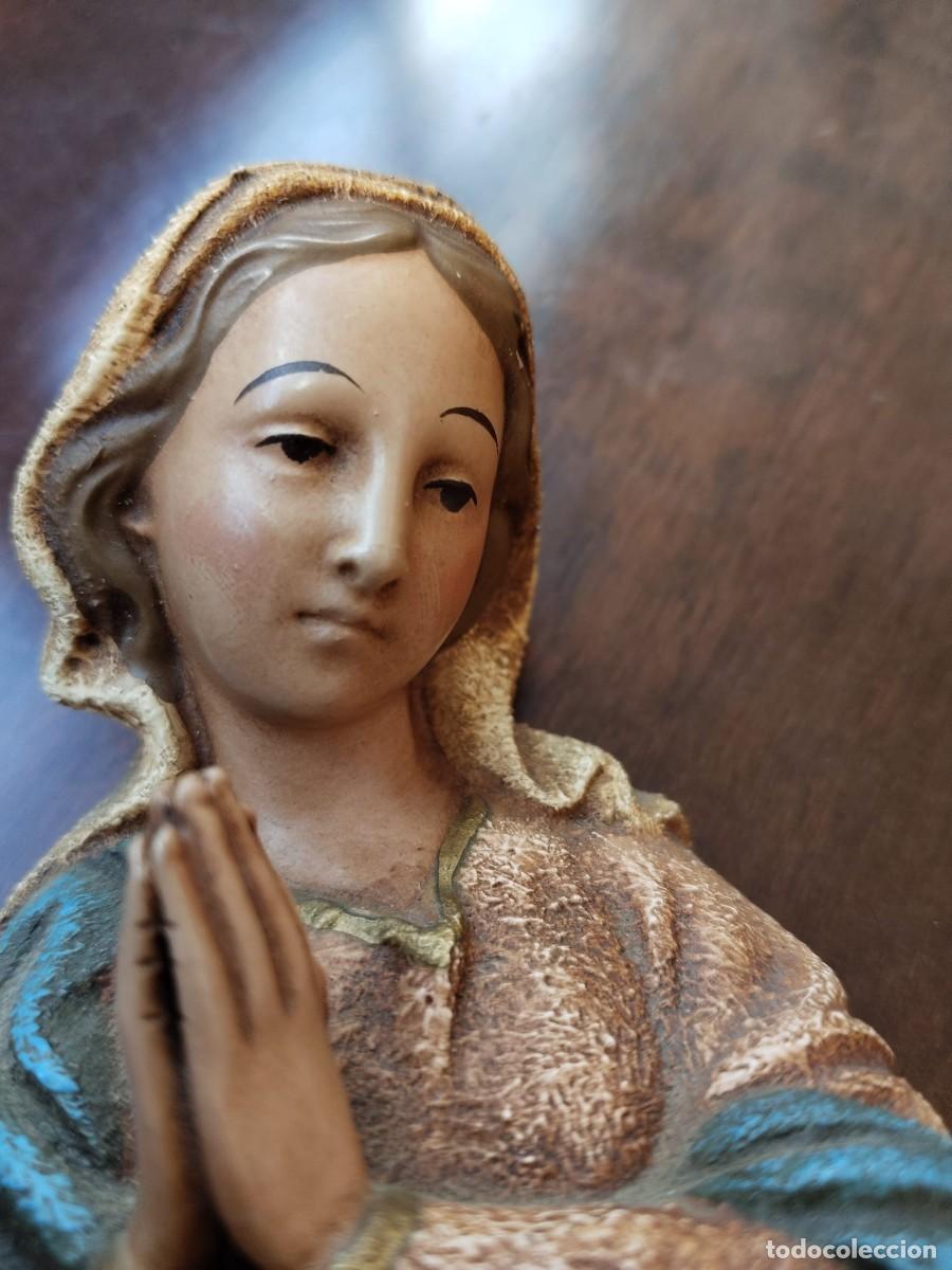 Antig&uuml;edades: Preciosa figura de la Virgen. - Foto 3