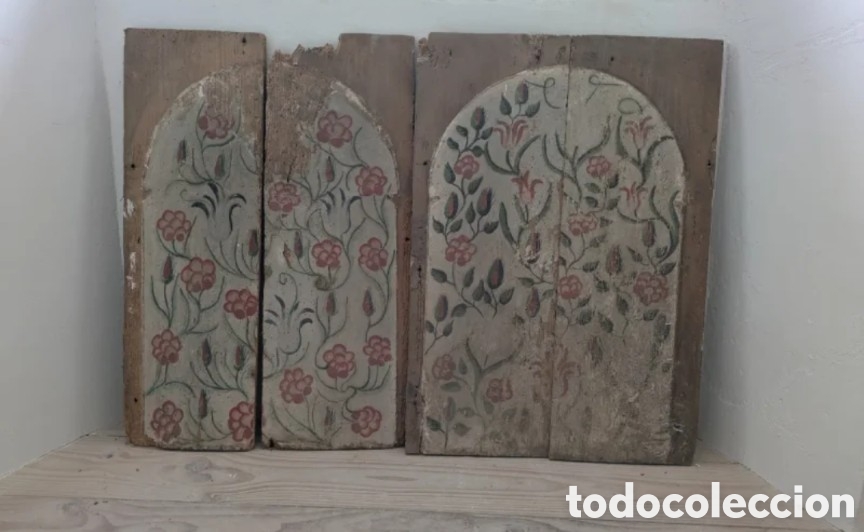 Antig&uuml;edades: Pareja de fragmentos de retablo. - Foto 9