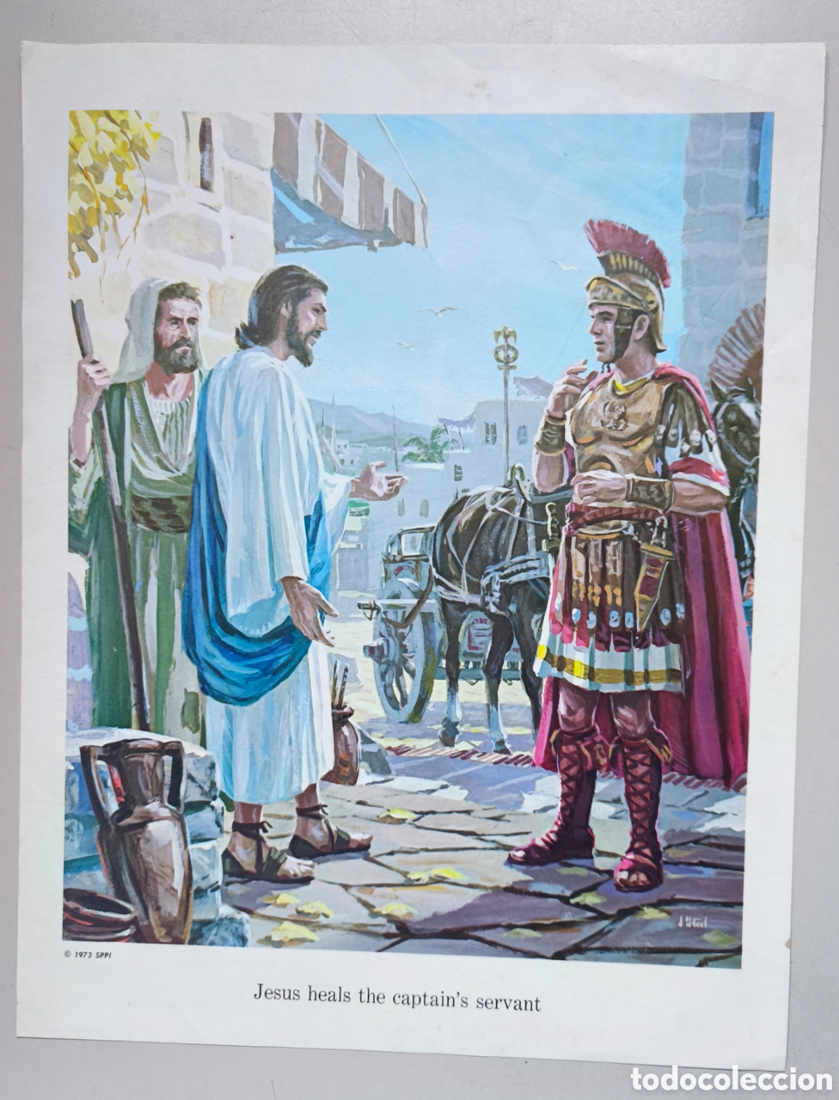 Antig&uuml;edades: JESUCRISTO Y EL CENTURION 1973. USA