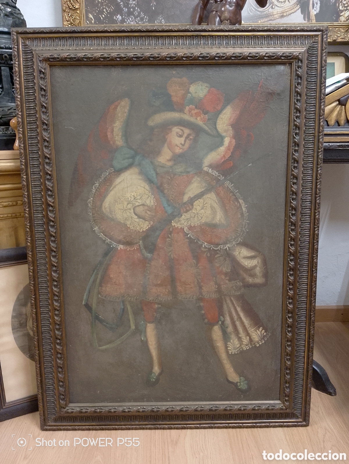 Antig&uuml;edades: Cuadro &oacute;leo cusque&ntilde;o - Foto 1