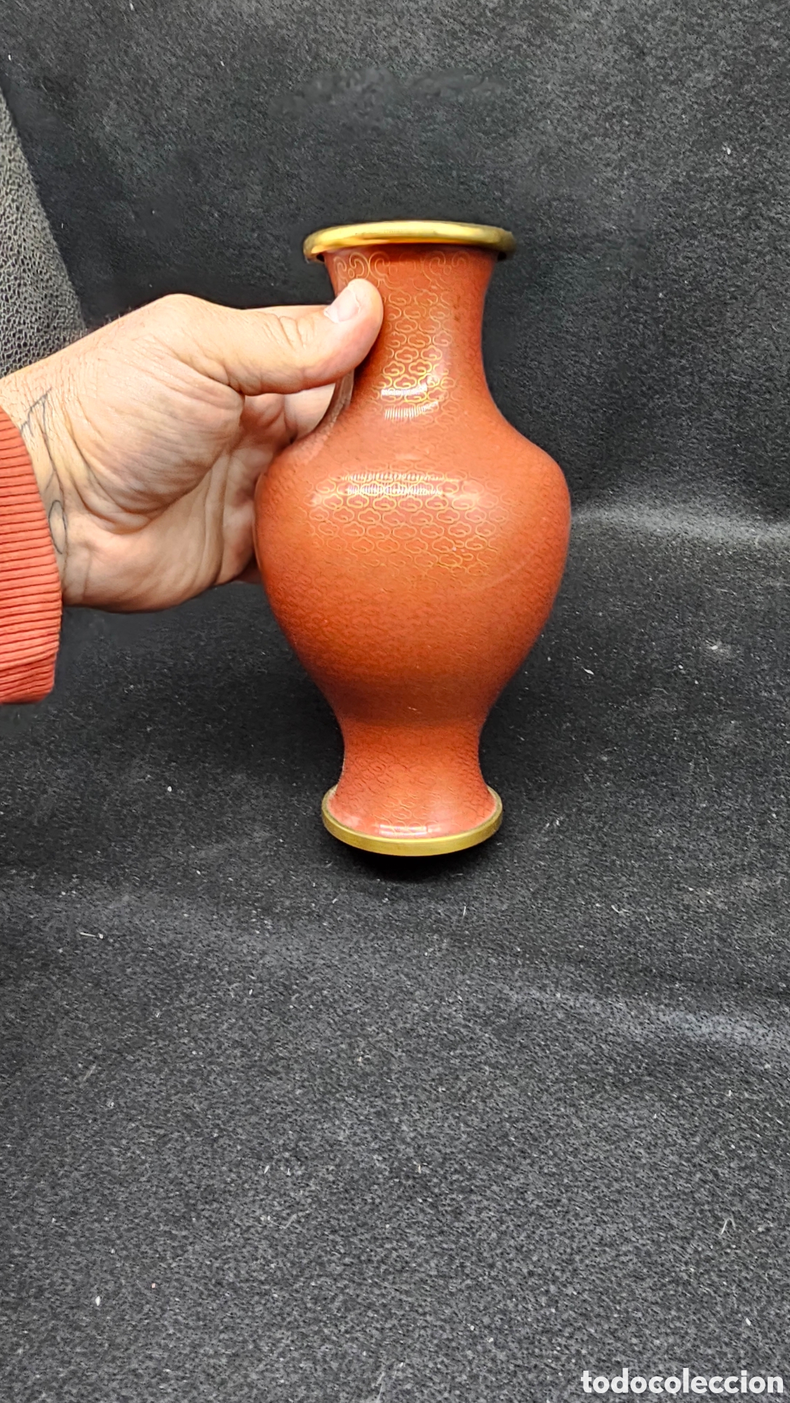 Antig&uuml;edades: Bonito jarron de cloison&eacute; / cloisonne