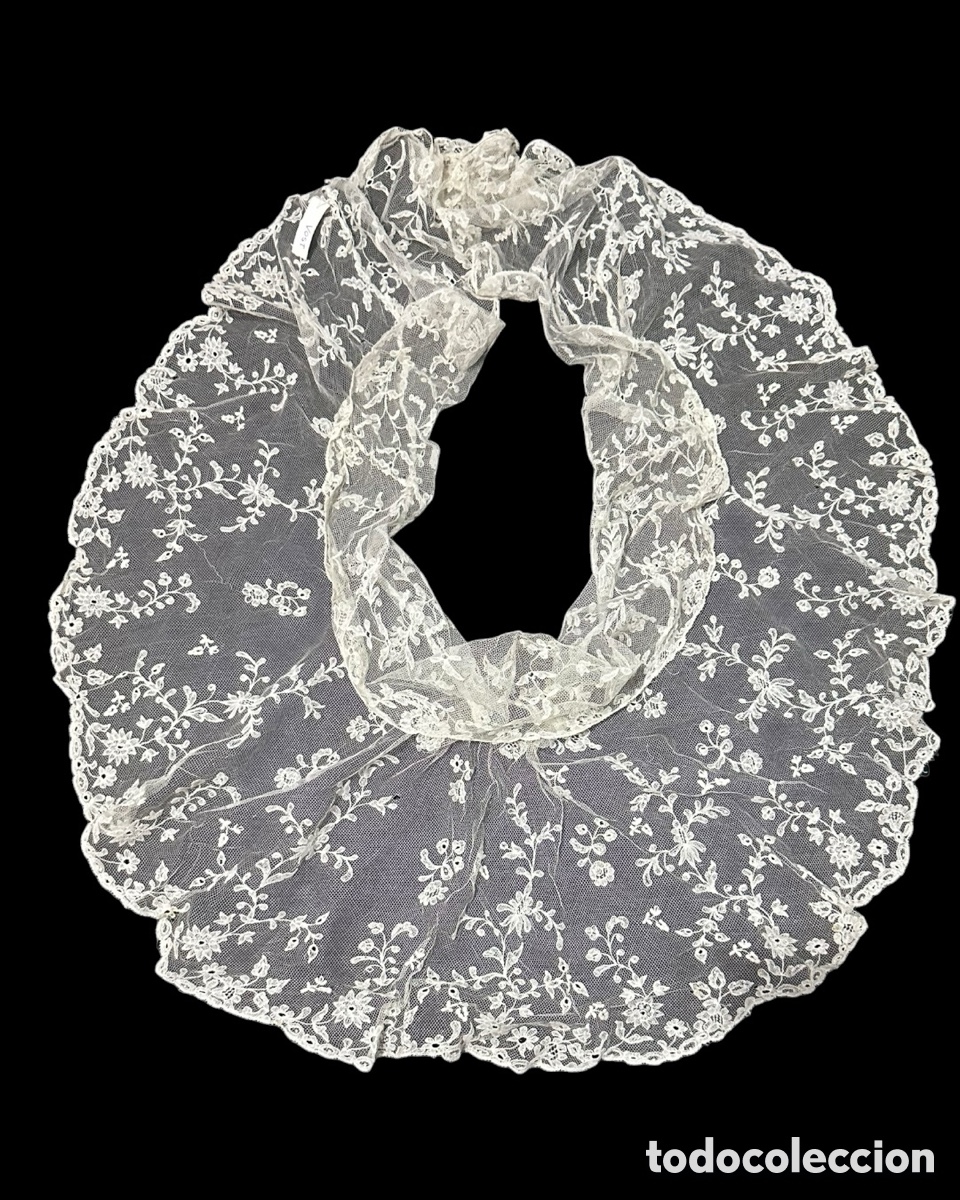 Antiquit&auml;ten: Antiguo chal encaje tambour