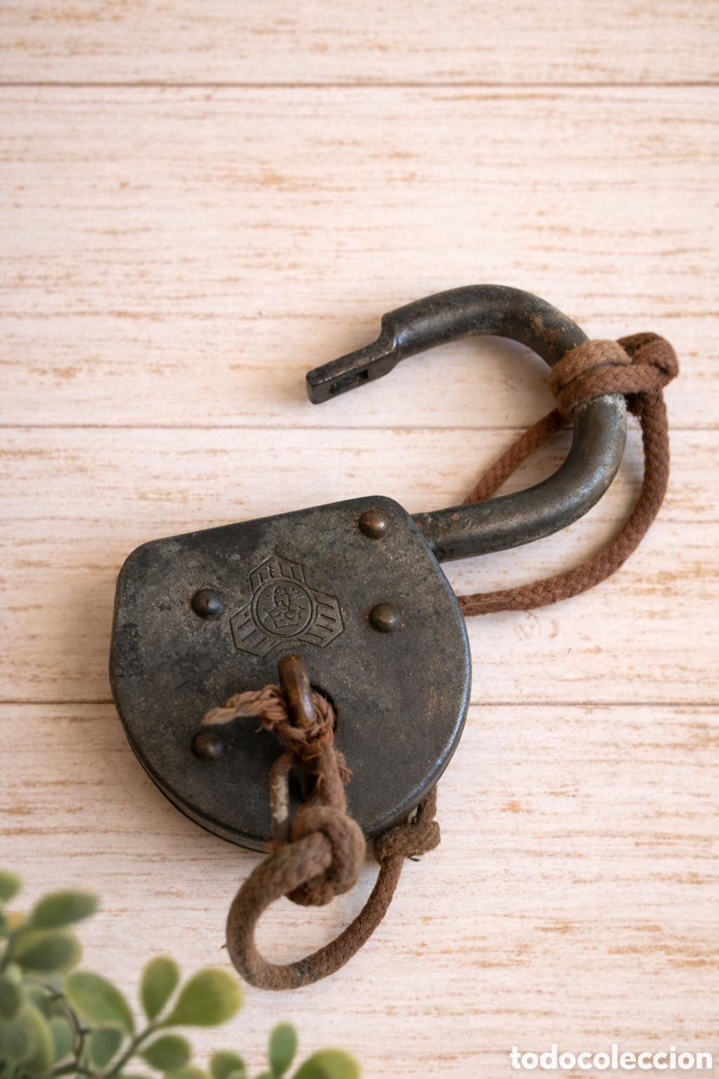 Antig&uuml;edades: Candado Antiguo Aleman Trilock - Foto 5