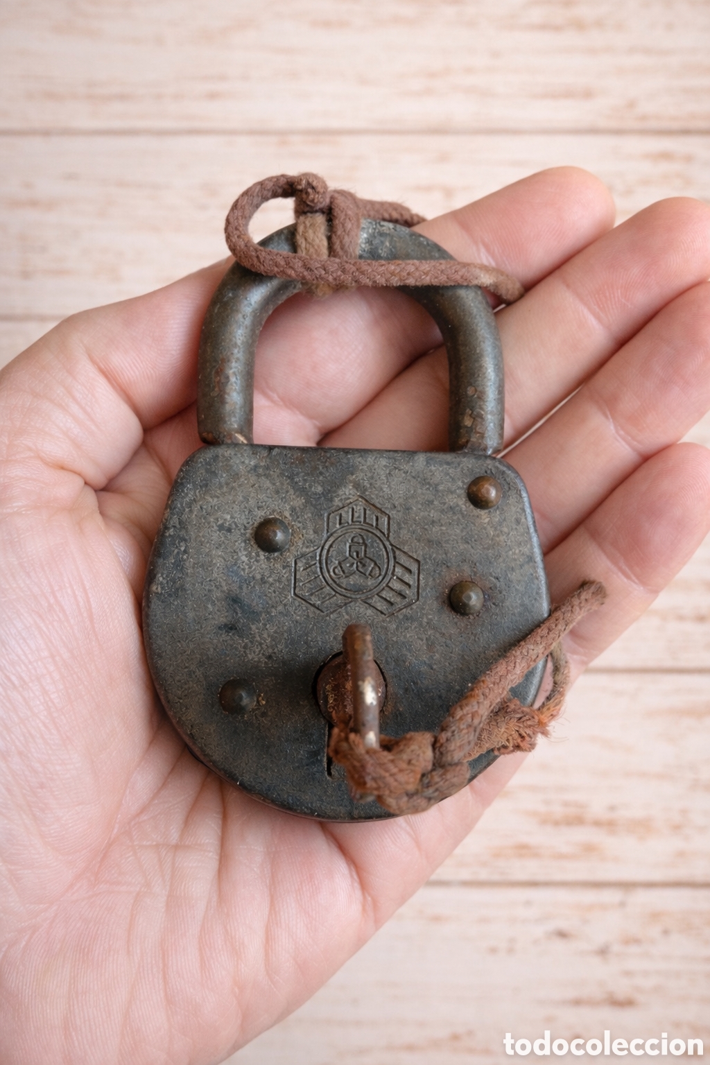 Antig&uuml;edades: Candado Antiguo Aleman Trilock - Foto 1
