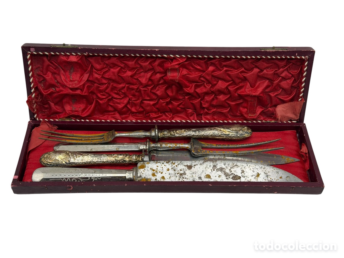 Antig&uuml;edades: Lote de Cubiertos Plateados