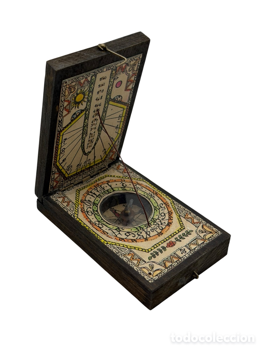 Antiguidades: Antigua Br&uacute;jula en Caja